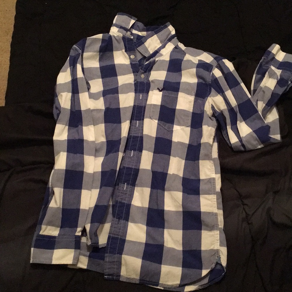 Plaid button down